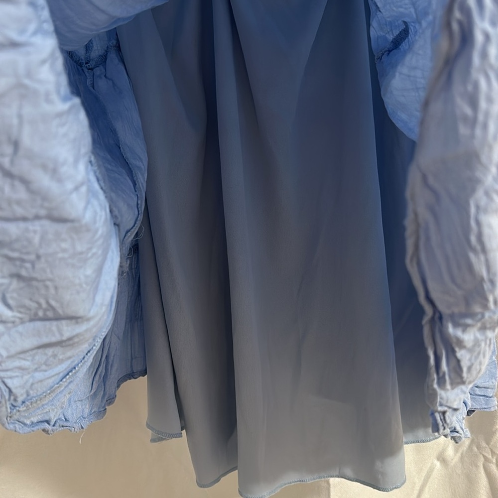 Altar’d State Blue Ruffled Dress - Picture 3 of 5